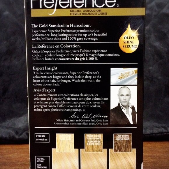 L'Oréal Paris Superior Preference Hair Color, LB01 Extra Light Ash Blonde - Picture 3 of 5